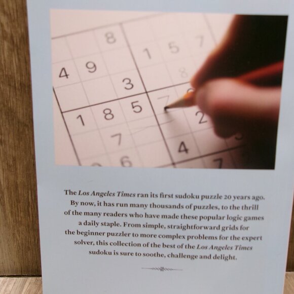 Combo of 7 Sudoku Books from Los Angeles Times + 2 Word Search Books - Picture 5 of 6